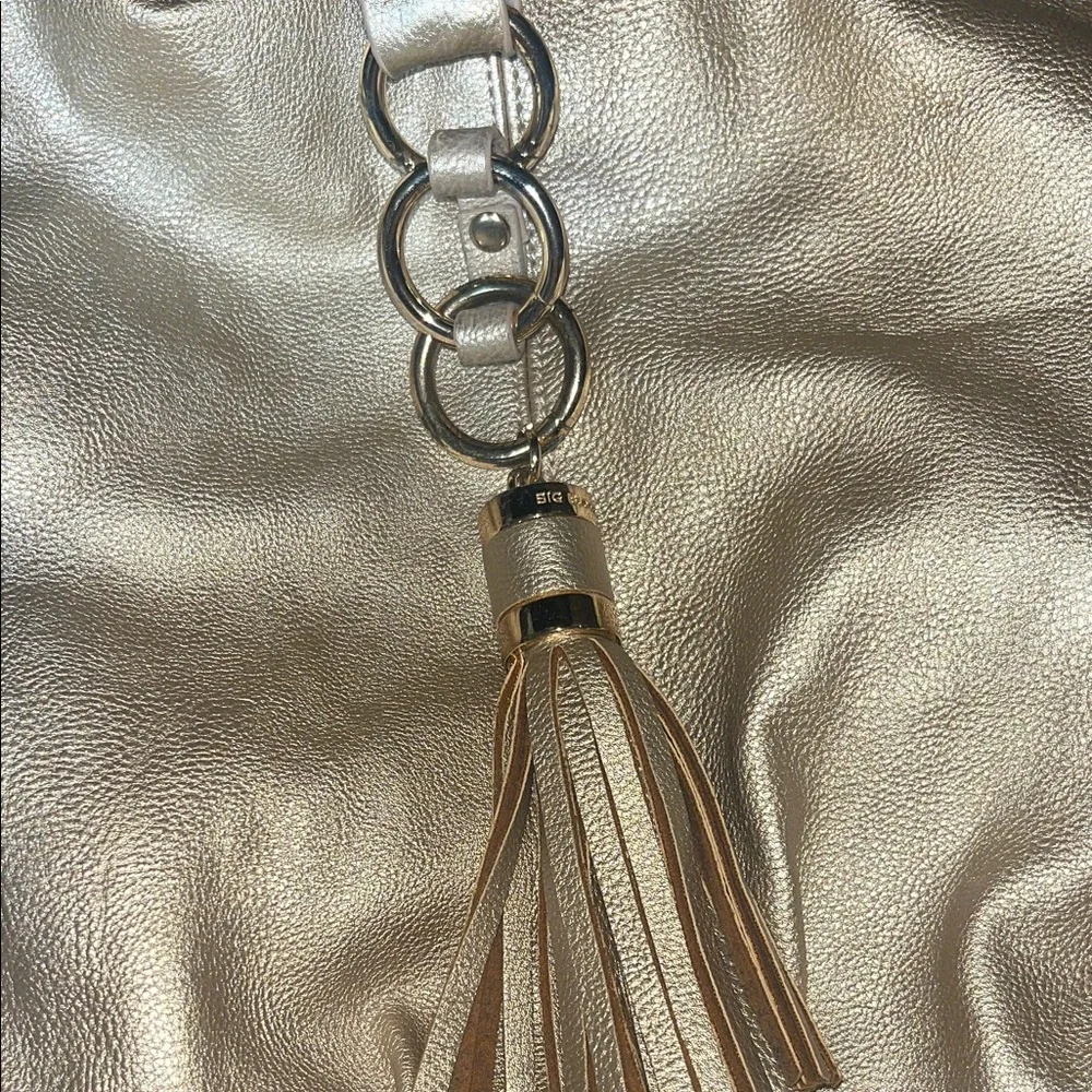 Big Buddha gold handbag